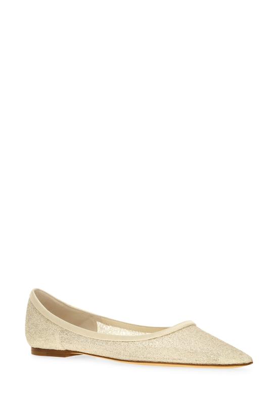 26FW 지미추 플랫 슈즈 LOVEFLATDLZ IVORY White - JIMMY CHOO