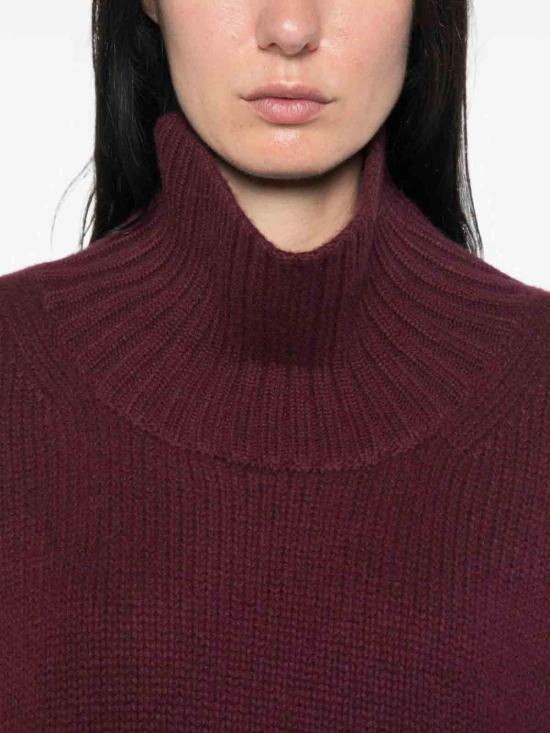 26FW 소프트 고트 터틀넥 FW25SF2104912076BORDEAUX DARK RED - SOFT GOAT