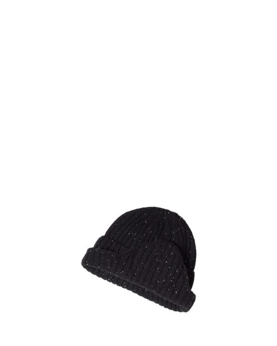  세이지 네이션 이어플랩 캡 울 플랩 비니 스페클드 블랙 - SAGE NATION