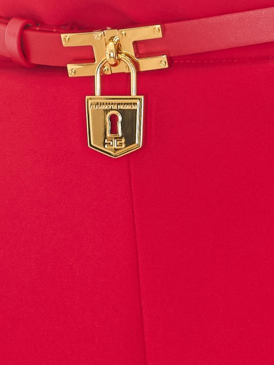 26FW 엘리자베타프랜치 숏팬츠 SH00666E2 CG5 Red - ELISABETTA FRANCHI