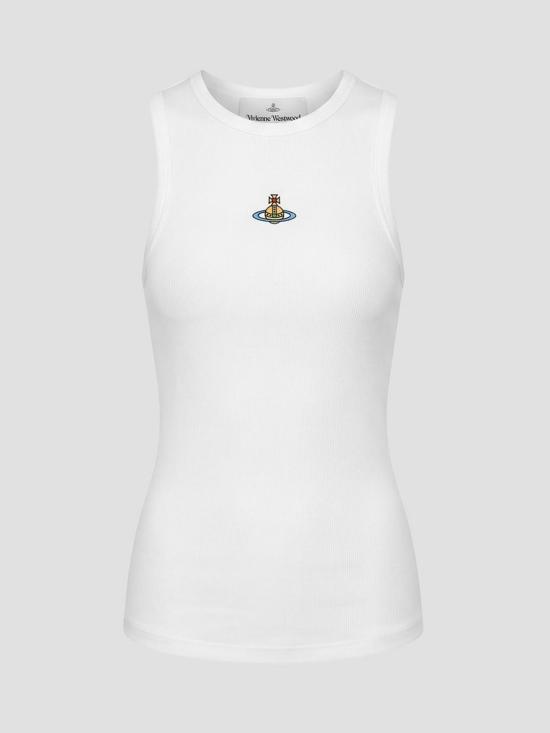 26FW 비비안웨스트우드 캐시미어 블렌드 니트웨어 3G01003ZJ00BO A401 White - VIVIENNE WESTWOOD