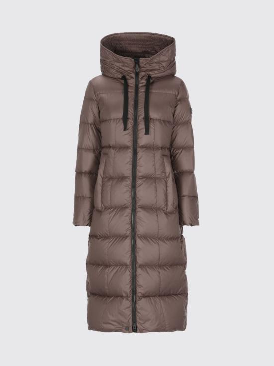 26FW 페트레이 눈키 MQN 02 리사이클 폴리에스터 롱 다운 재킷 PED544401181967 194 Cocoa - PEUTEREY