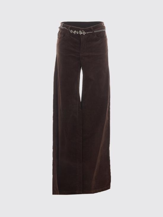 26FW 리우조 팬츠 UF6088T702A 91106 Brown - LIU JO