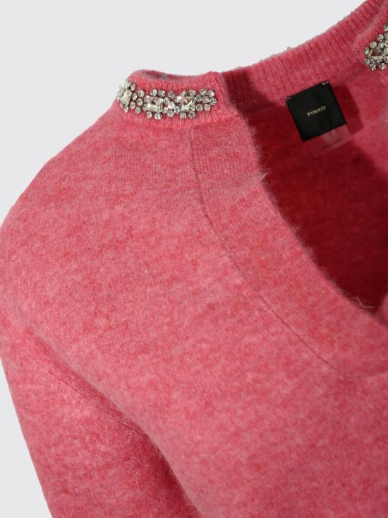 26FW 핑코 스웨터 107272A3GH P02 Pink - PINKO