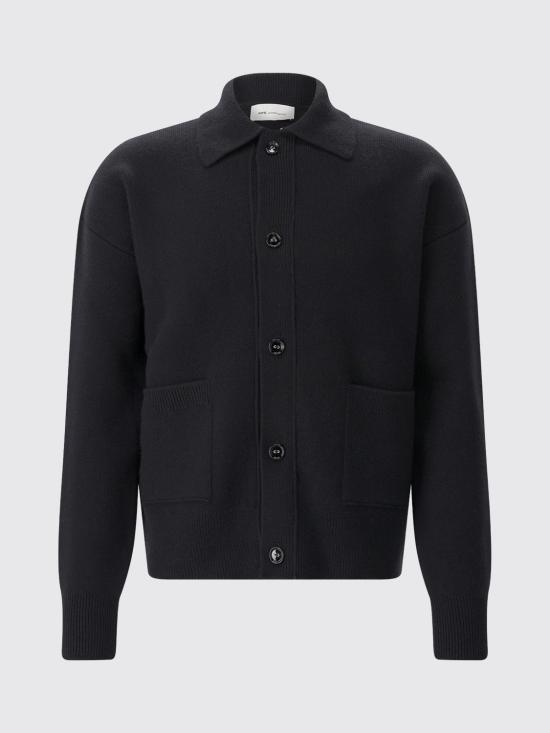 26FW 아미 가디건 HKC923KN0192 001 Black - AMI