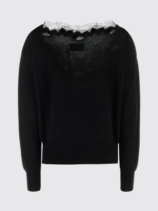 26FW 에르마노 설비노 스웨터 D495M722APPYU 95708 Black - ERMANNO SCERVINO
