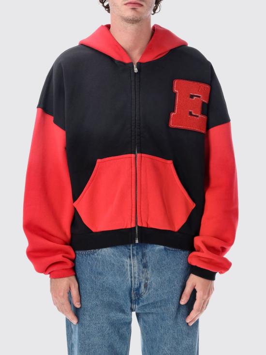 26FW 이알엘 후드 티셔츠 ERL13T020 1 Black