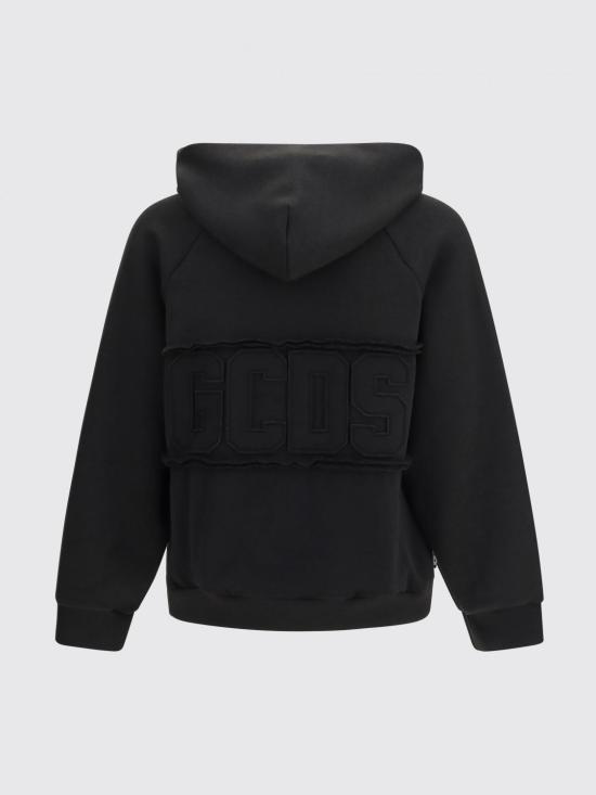 26FW 지씨디에스 후드 티셔츠 C2MWQF009K172 999I Black - GCDS