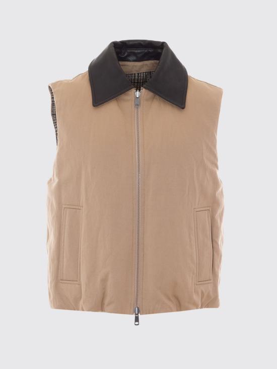 26FW 브루넬로 쿠치넬리 베스트 ML5977142P C631 Beige - BRUNELLO CUCINELLI