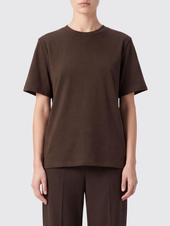 26FW 엘레 반팔 티셔츠 EFW260244 MORO Brown