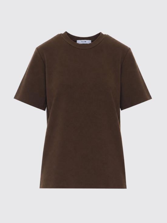 26FW 엘레 반팔 티셔츠 EFW260244 MORO Brown - ELEH