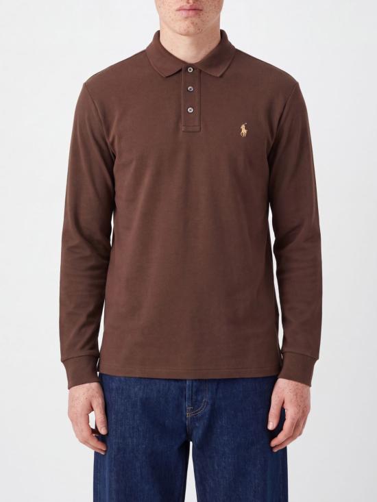 26FW 폴로 랄프로렌 폴로 티셔츠 710955081 502 Brown