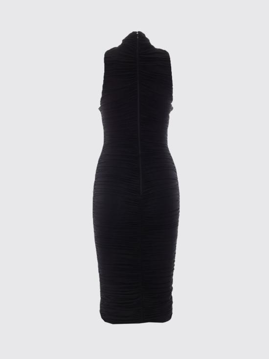 26FW 엘리자베타프랜치 롱 원피스 AB03667E2 110 Black - ELISABETTA FRANCHI