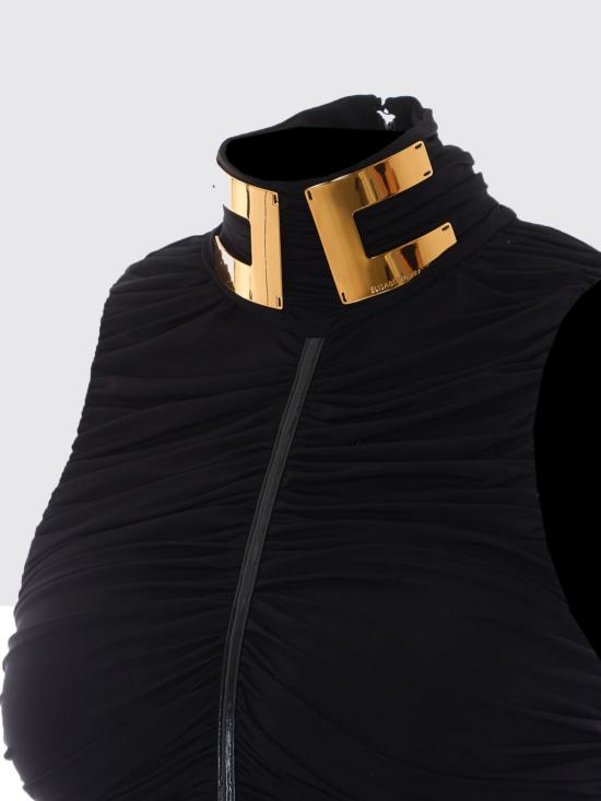 26FW 엘리자베타프랜치 롱 원피스 AB03667E2 110 Black - ELISABETTA FRANCHI