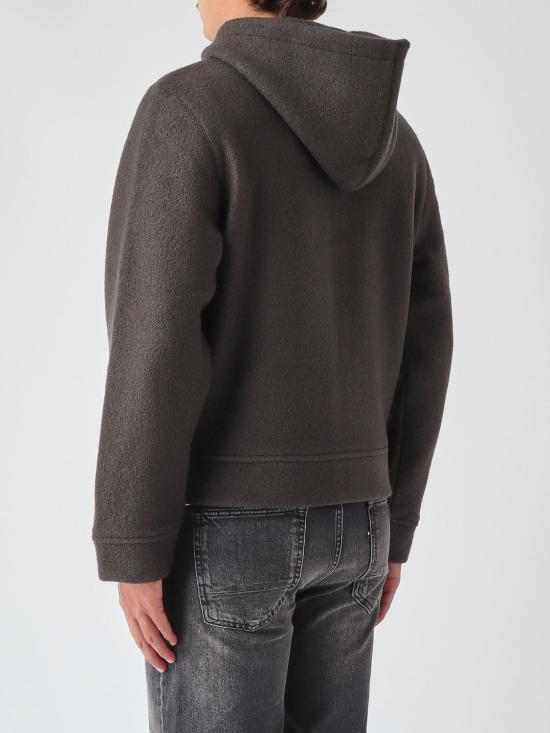 26FW 엠포리오 아르마니 후드 티셔츠 EM006436AF29844 U8122 Dark - EMPORIO ARMANI