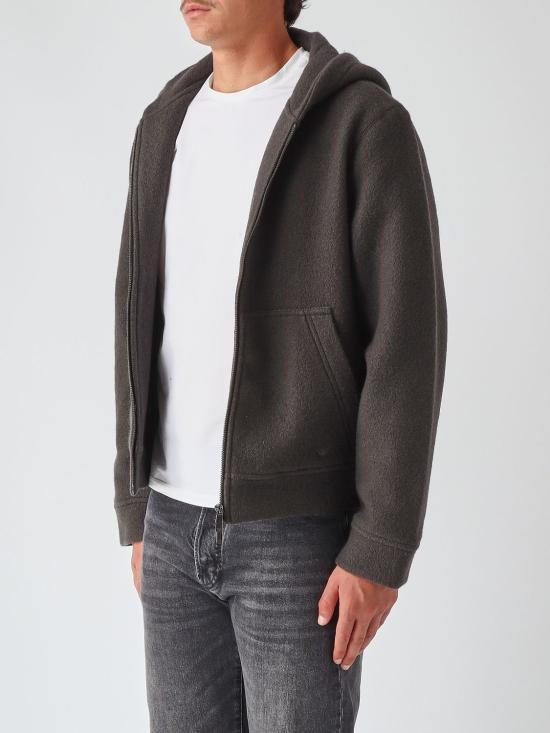 26FW 엠포리오 아르마니 후드 티셔츠 EM006436AF29844 U8122 Dark - EMPORIO ARMANI