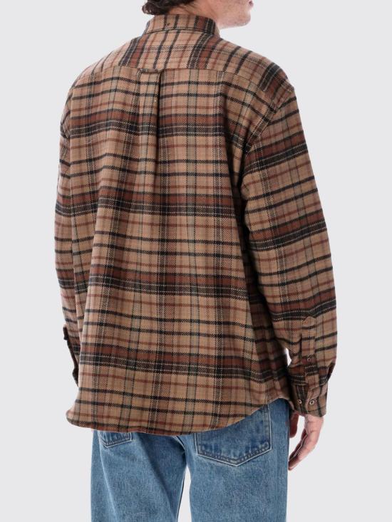 26FW 포르투기스플란넬 긴팔 셔츠 STALIA BC Brown - PORTUGUESE FLANNEL