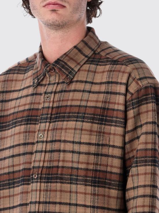 26FW 포르투기스플란넬 긴팔 셔츠 STALIA BC Brown - PORTUGUESE FLANNEL