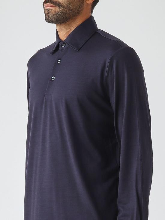 26FW 에르노 폴로 티셔츠 JPL0013UR52068 9200 Navy - HERNO