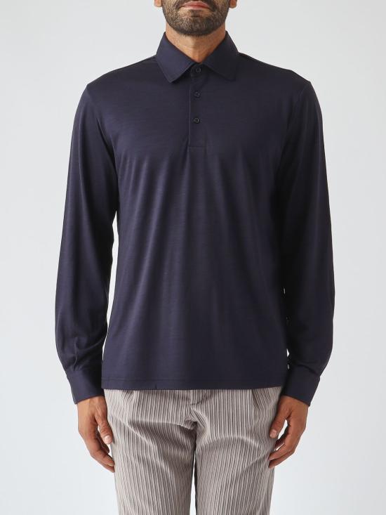 26FW 에르노 폴로 티셔츠 JPL0013UR52068 9200 Navy