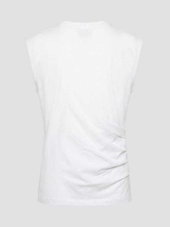 26FW 가니 탑 A1040544 151 White - GANNI