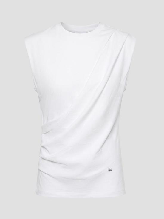 26FW 가니 탑 A1040544 151 White - GANNI
