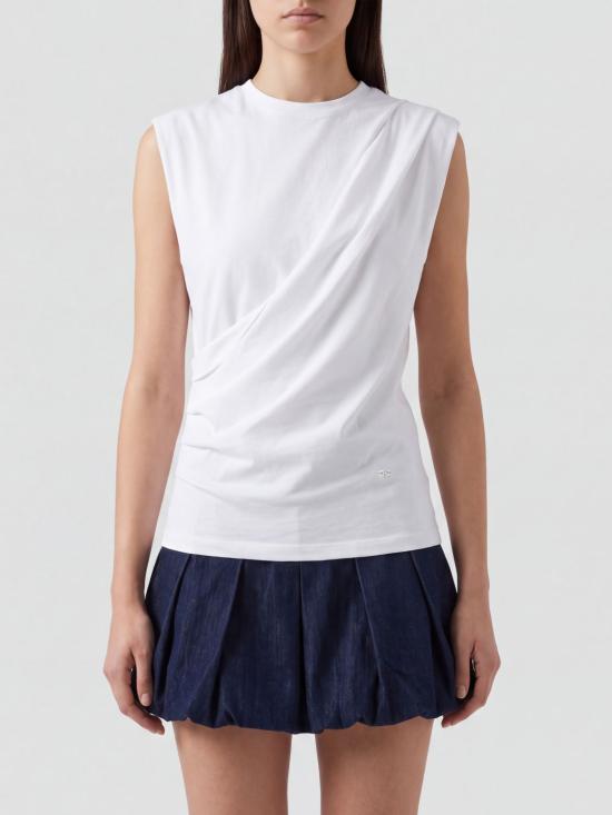 26FW 가니 탑 A1040544 151 White