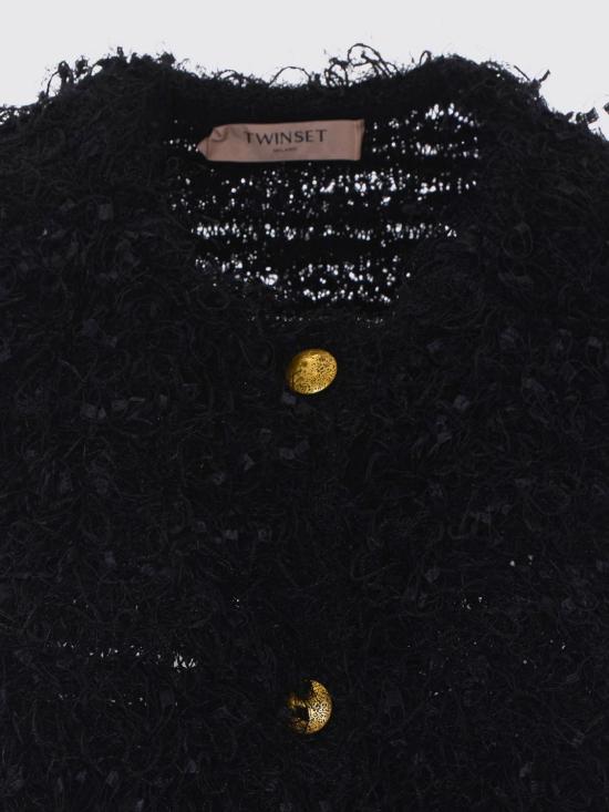 26FW 트윈셋 베스트 262TP3131 00006 Black - TWINSET