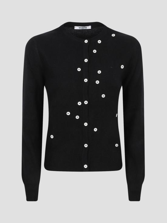 26FW 비베타 스웨터 VS2MA0V49PC008 9000 Black - VIVETTA