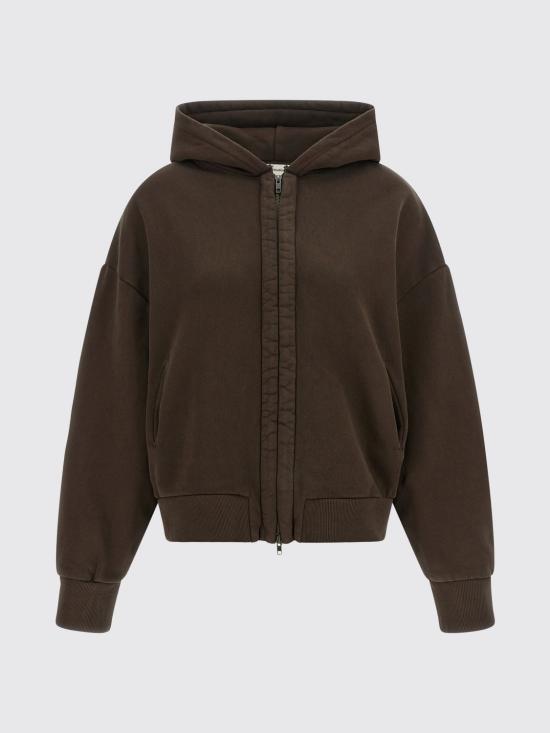 26FW 엔타이어 스튜디오 후드 티셔츠 ESFW26HO07012 6235 Brown - ENTIRE STUDIOS