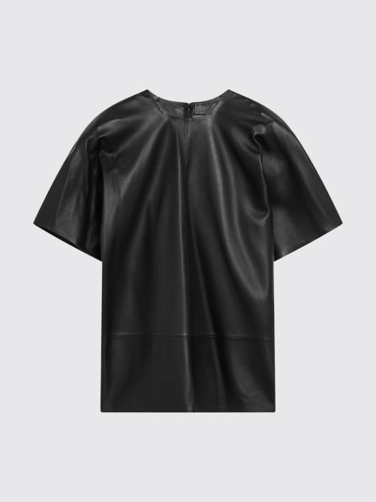 26FW 토템 탑 264WRT0808LE0235 001 Black - TOTEME