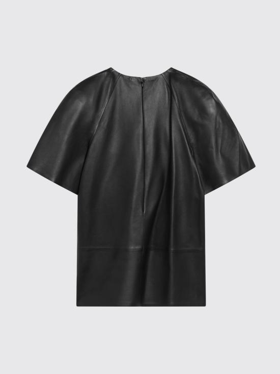26FW 토템 탑 264WRT0808LE0235 001 Black - TOTEME