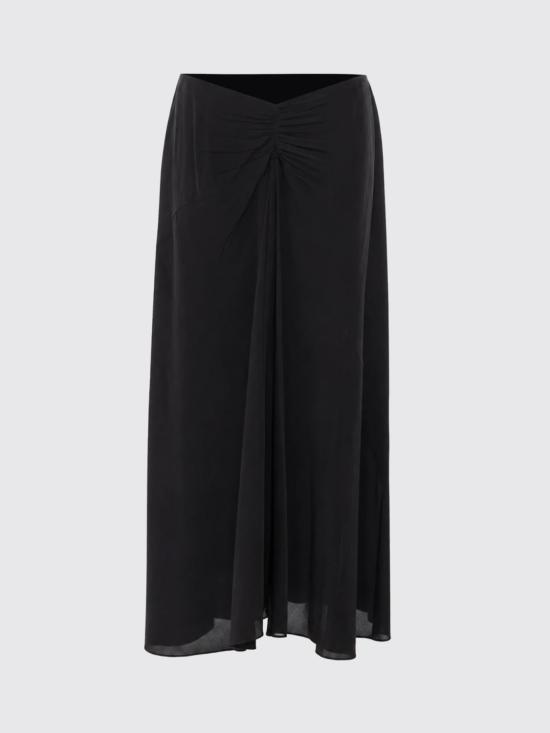 26FW 이자벨마랑 라렌 미디 스커트 JU0575FBD4J01I 01BK Black - ISABEL MARANT