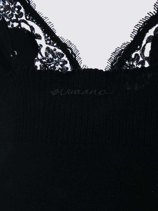 26FW 에르마노 피렌제 탑 D49EL002EA8 MF099 Black - ERMANNO FIRENZE