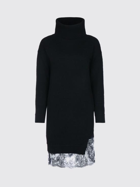 26FW 에르마노 피렌제 미디 원피스 D49EQ025EO1 MF099 Black - ERMANNO FIRENZE