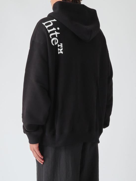 26FW 오프화이트 후드 티셔츠 44MBB085F26F00O 001 Black - OFF WHITE