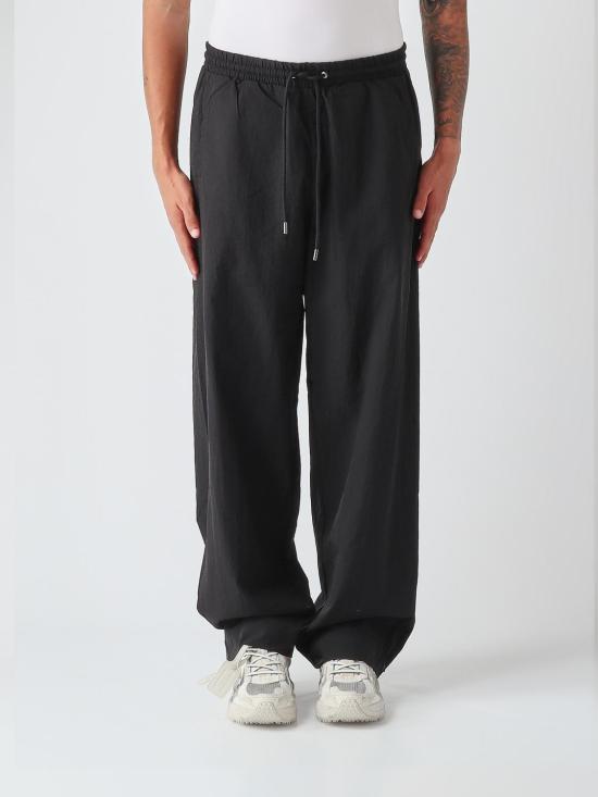 26FW 오프화이트 팬츠 44MCJ03QF26F001 001 Black