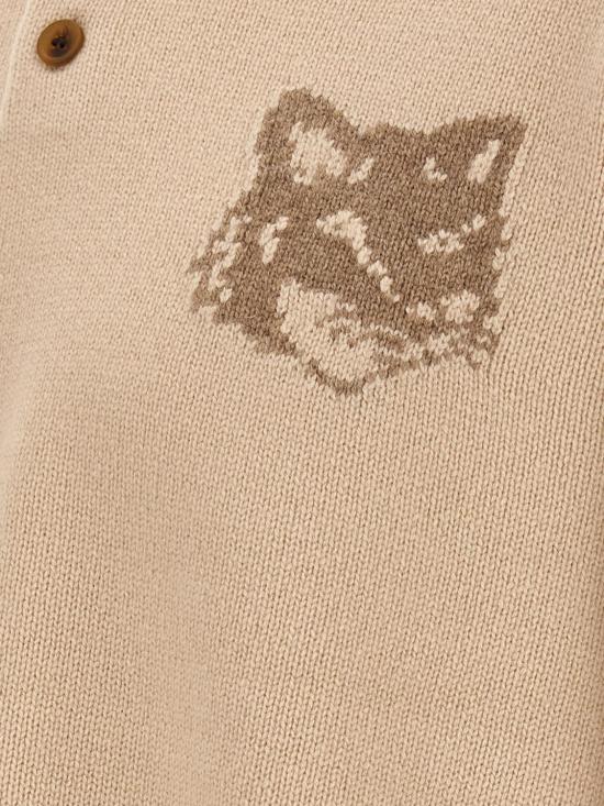 26FW 메종키츠네 폴로 티셔츠 MRMKL00KM0329 0625 Beige - MAISON KITSUNE