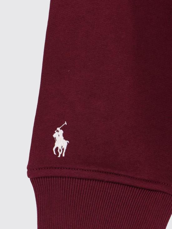26FW 폴로 랄프로렌 후드 티셔츠 710B26149 600 Wine - POLO RALPH LAUREN