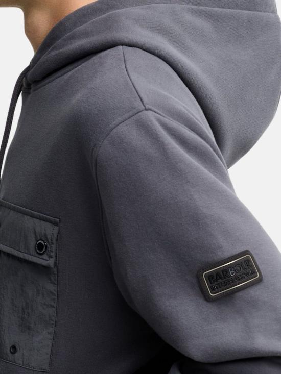 26FW 바버 긴팔 티셔츠 MOL0789 GY75 Charcoal - BARBOUR