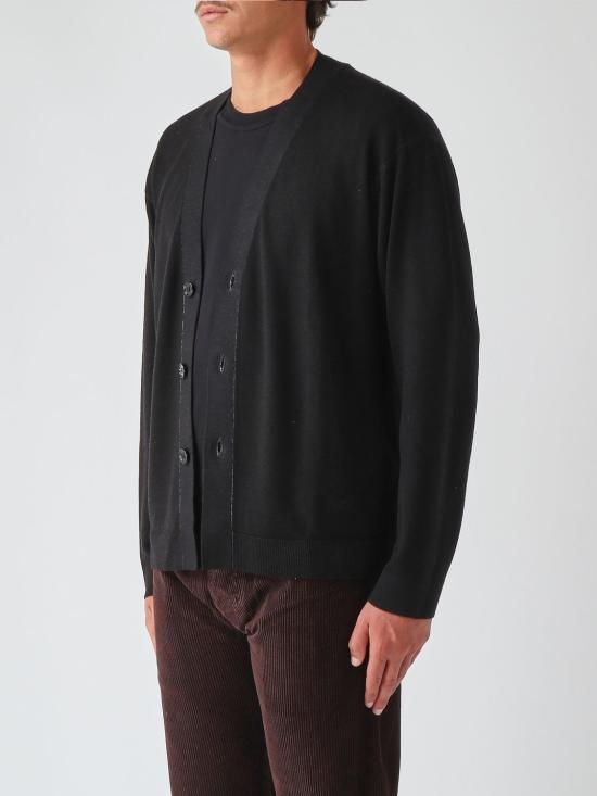 26FW 엠포리오 아르마니 가디건 EM006264AF29805 UC001 Black - EMPORIO ARMANI