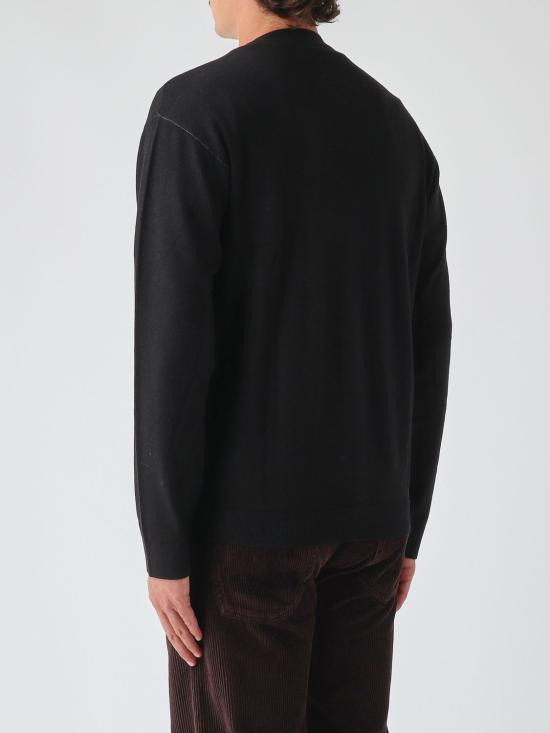 26FW 엠포리오 아르마니 가디건 EM006264AF29805 UC001 Black - EMPORIO ARMANI