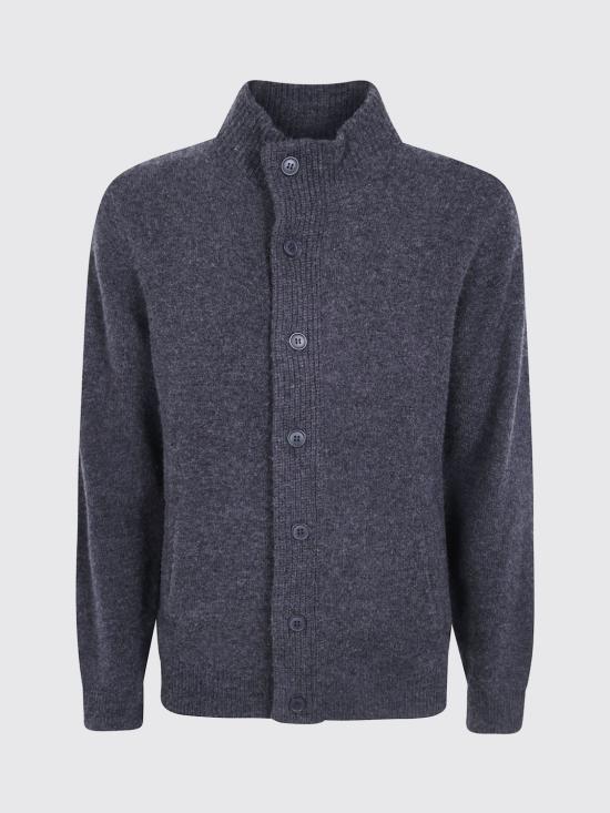26FW 바버 집업 니트 MKN0731 CH51 Grey 1 - BARBOUR