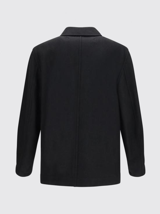 26FW 르메르 울 알파카 더블 브레스티드 숏 코트 CO1166LF1700 BK999 Black - LEMAIRE