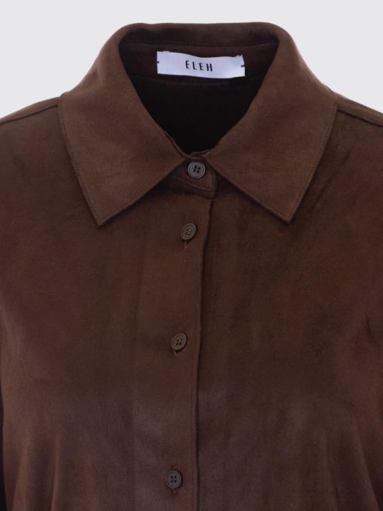 26FW 엘레 셔츠 EFW260133 MORO Brown - ELEH