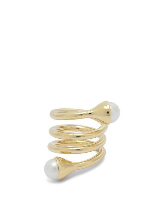 27SS 지미추 주얼리 DROP PEARL RINGDXQGOLD WHITE