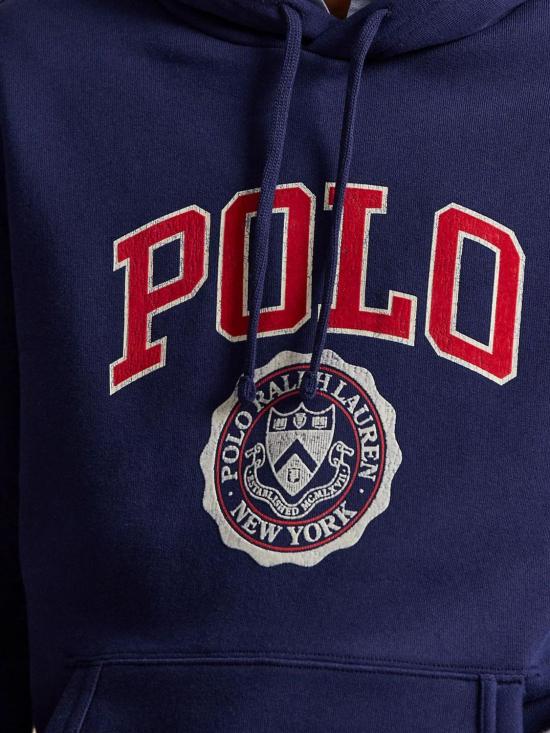 26FW 폴로 랄프로렌 후드 티셔츠 710B26149 410 Navy - POLO RALPH LAUREN