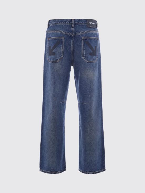 26FW 오프화이트 데님 팬츠 OMYA19DF26DEN00540 461 Blue - OFF WHITE