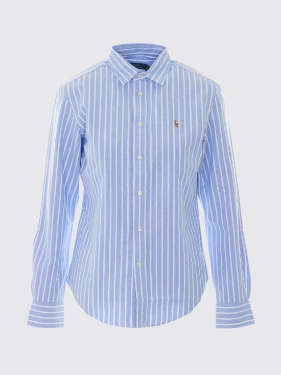 26FW 폴로 랄프로렌 포니 로고 옥스포드 셔츠 211891377 004 Blue - POLO RALPH LAUREN