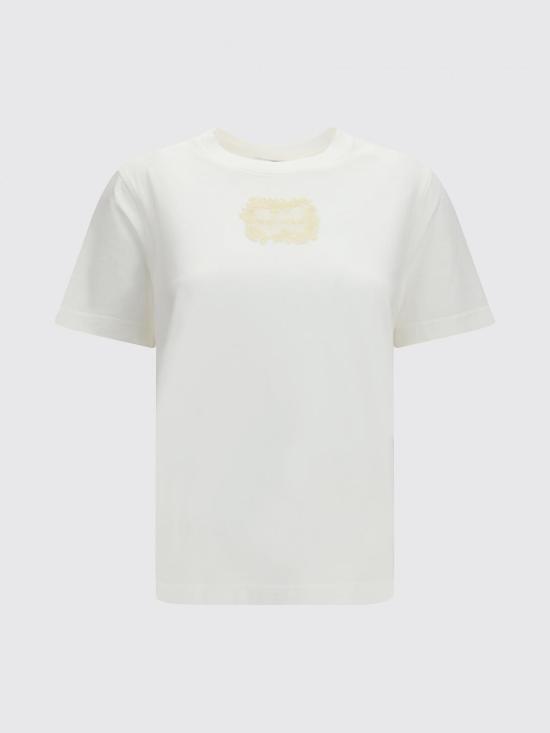 26FW 알렉산더 맥퀸 반팔 티셔츠 A002PPQLAEZ 9007 White - ALEXANDER MCQUEEN
